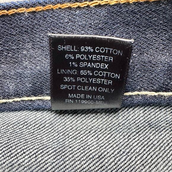 Flint & Tinder | Men | Dark Straight Tapered Stretch Selvedge Denim Jeans | 30 - Picture 8 of 13